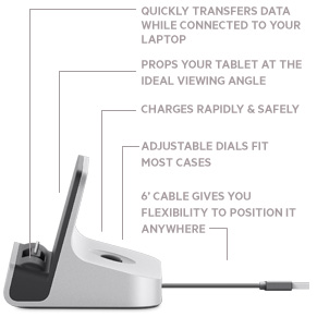 PowerHouse™ Micro-USB Dock XL for Android Tablets