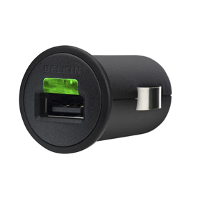 Universal Car Charger with Micro-USB to USB Cable (5 Watt/1 Amp)